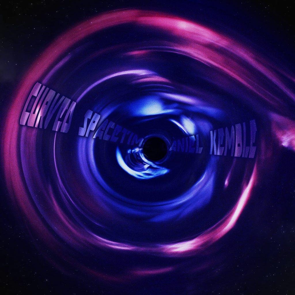 curved spacetime, edm, Daniel kemble, stealth, dark album cover