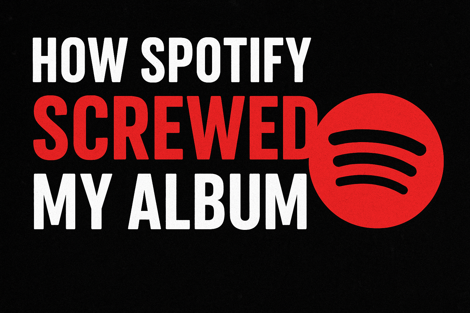 how spotify screwed my album, daniel kemble, blog article, grassroots, music artists